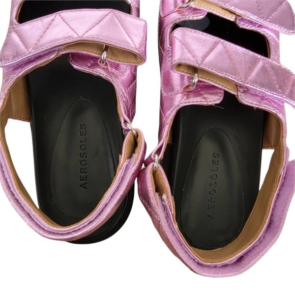 AEROSOLES LAMIRCA SANDAL in Purple Mettalic NWOT | Size 7.5 - Picture 7 of 10
